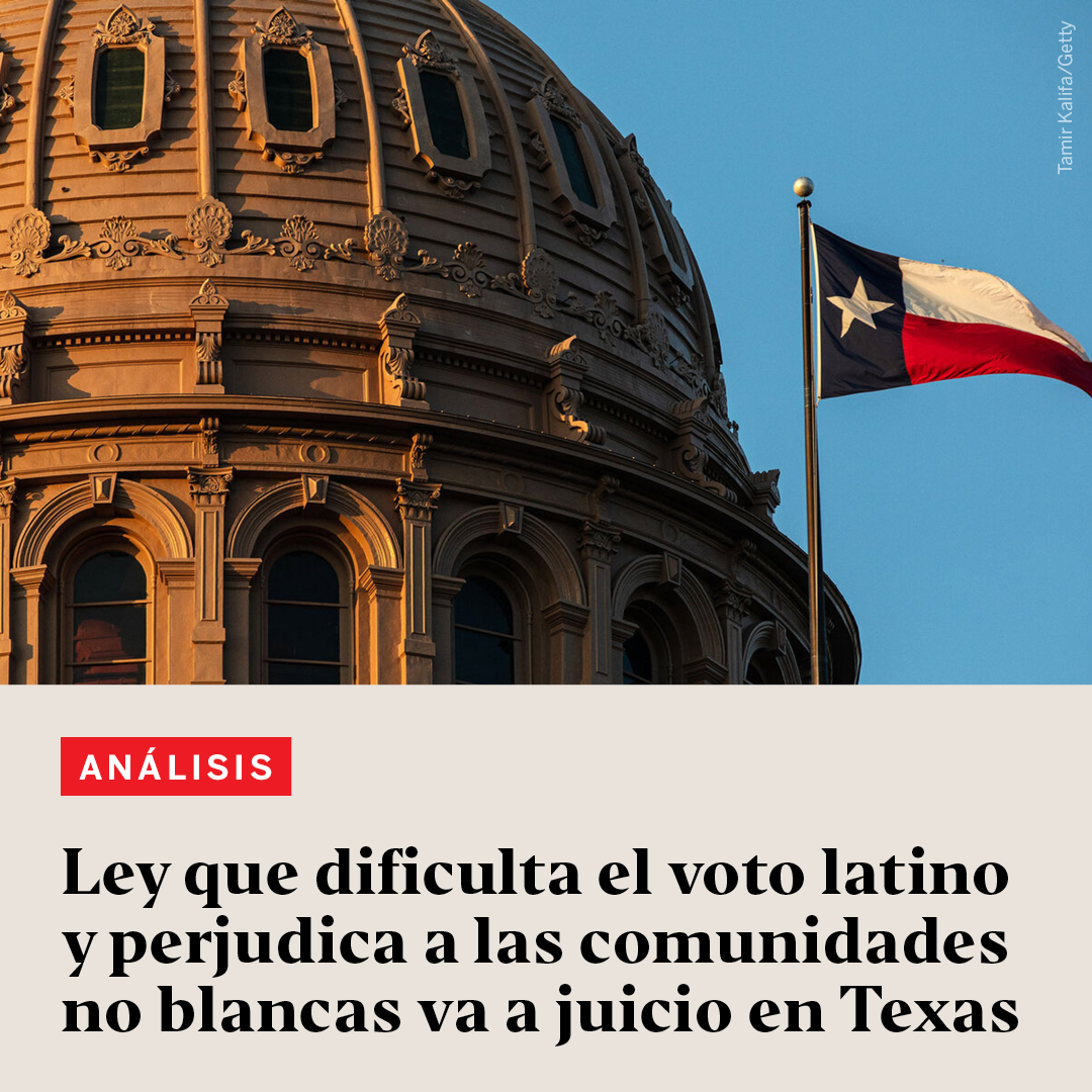 Ley que dificulta el voto latino y perjudica a las comunidades no blancas va a juicio en Texas