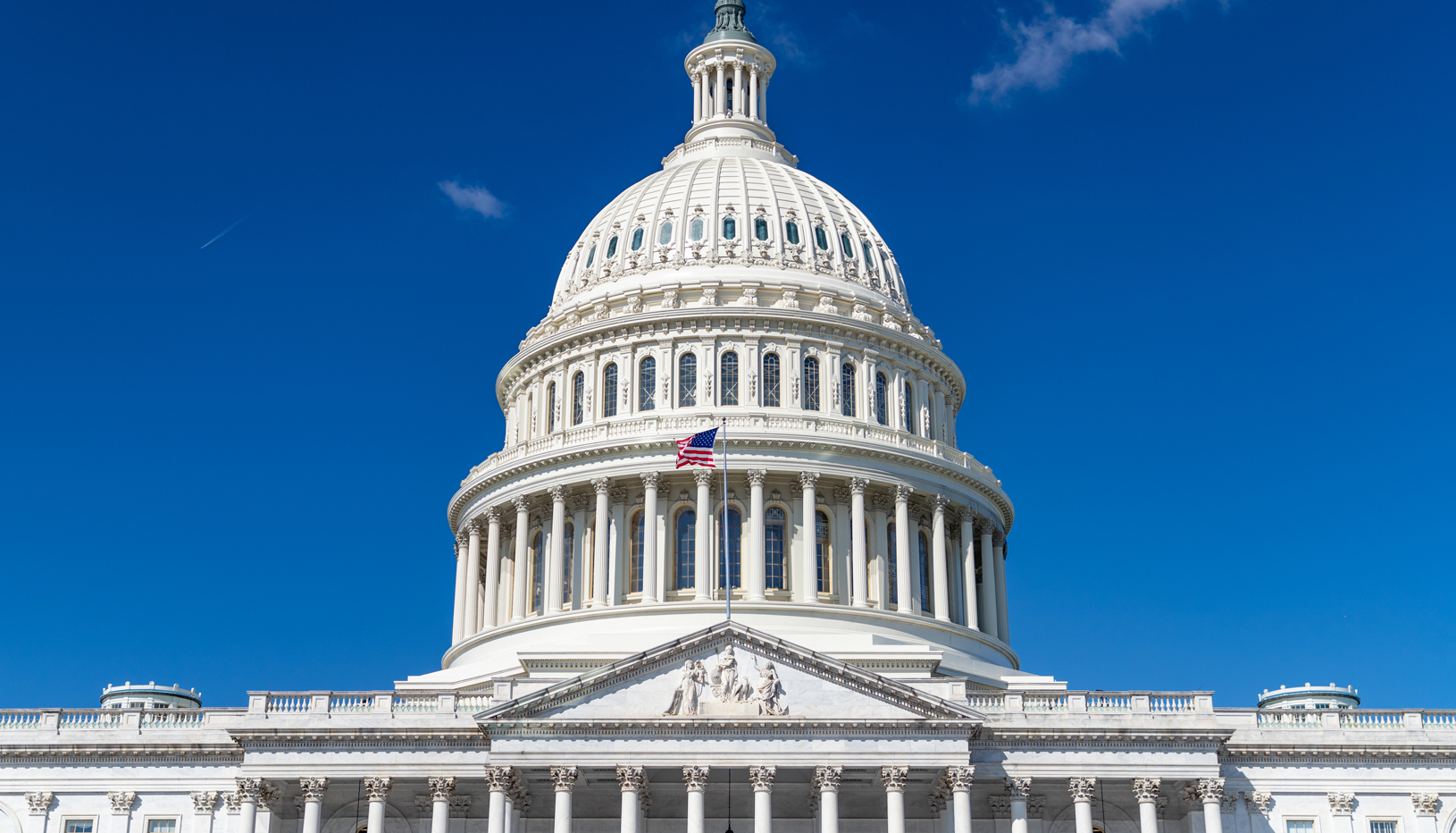 Capitol building with blue sky