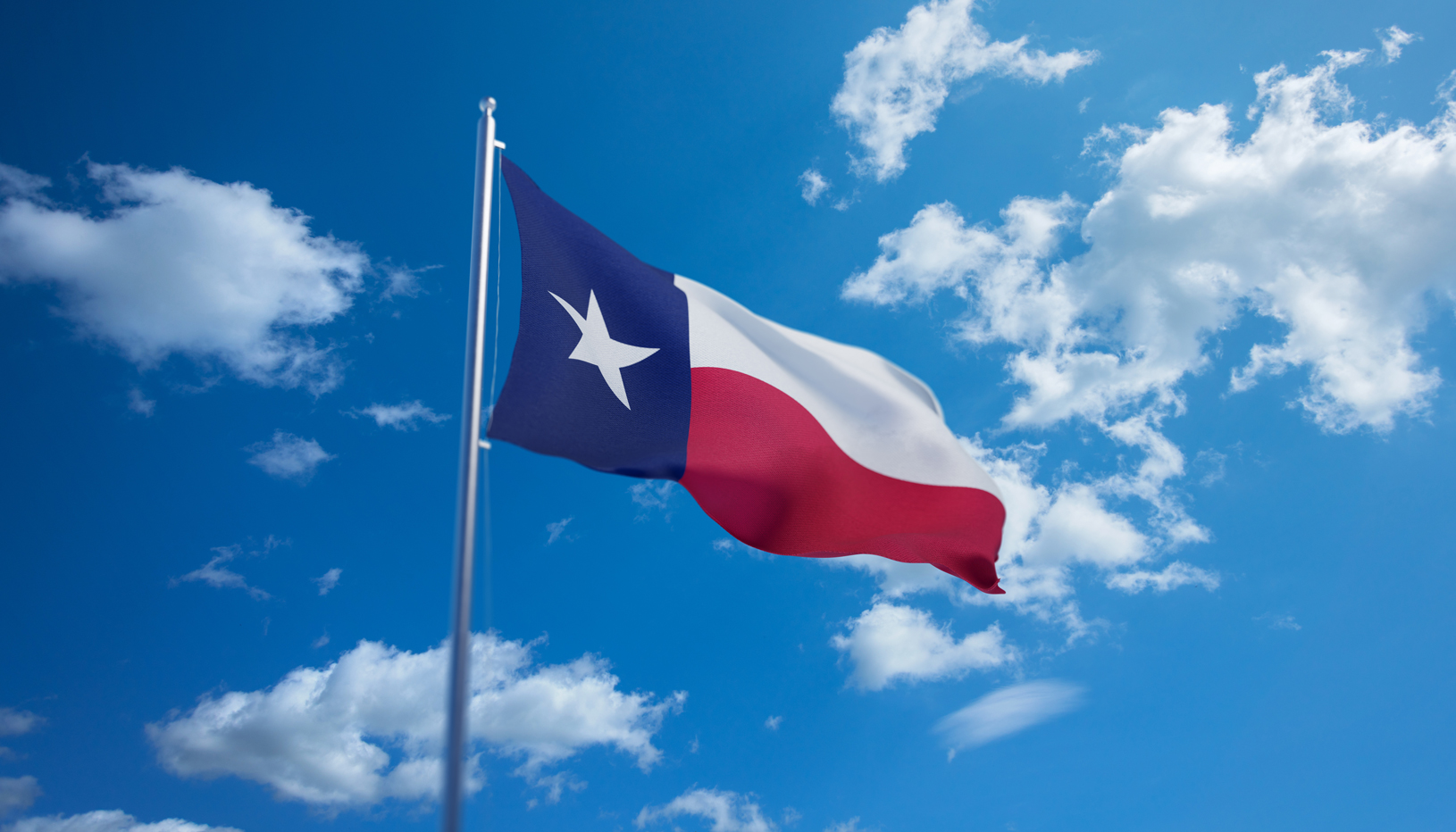 A Texas flag.