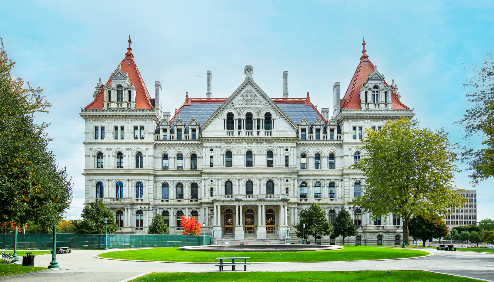 New York statehouse in Albany 