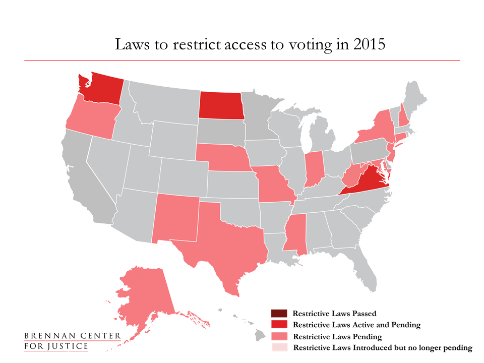 Voting Laws Roundup 2015 | Brennan Center for Justice