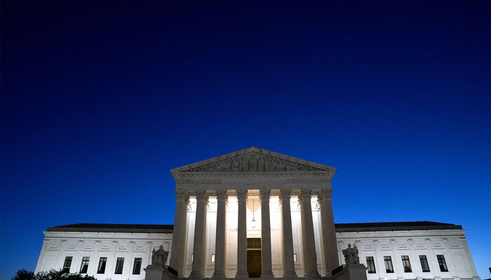 Supreme Court at Dusk 