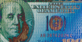 pixelated $100 bill